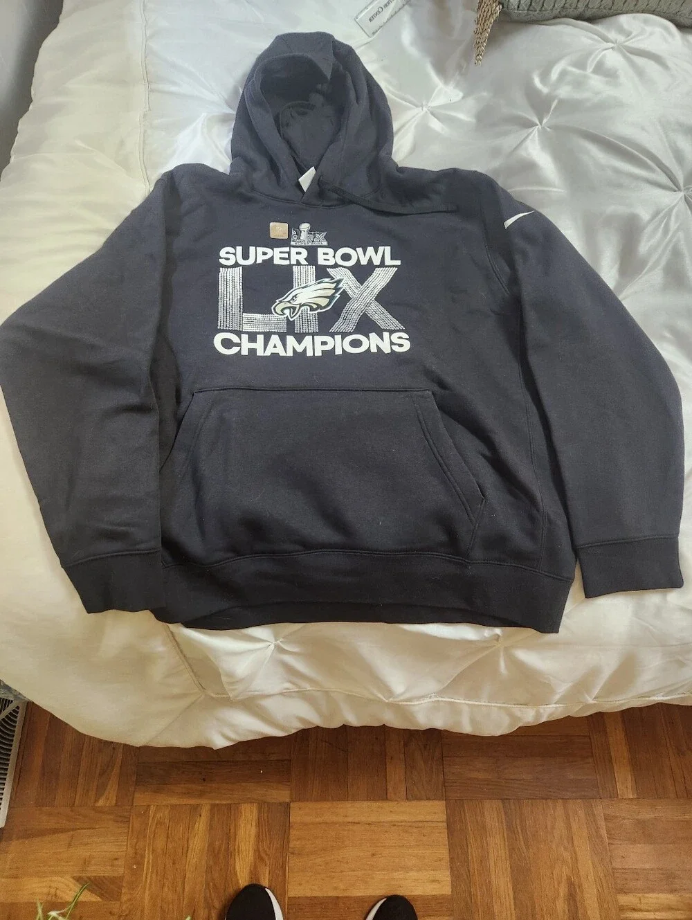 Philadelphia Eagles  Super Bowl LII Champions XL Hoodie/sweatshirt - Black